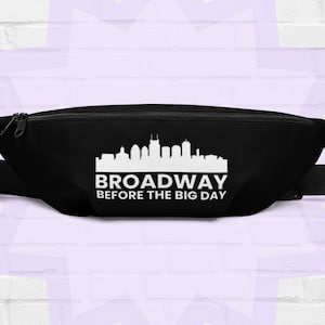 Broadway Before the Big Day Fanny Pack, Nashville Tennessee Skyline, bolsa de cinto, bolsa crossbody, bolsa tipo estilingue, presente de despedida de solteiro ou despedida de solteira