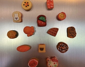 Mini Bakery Items Magnets Set of 35