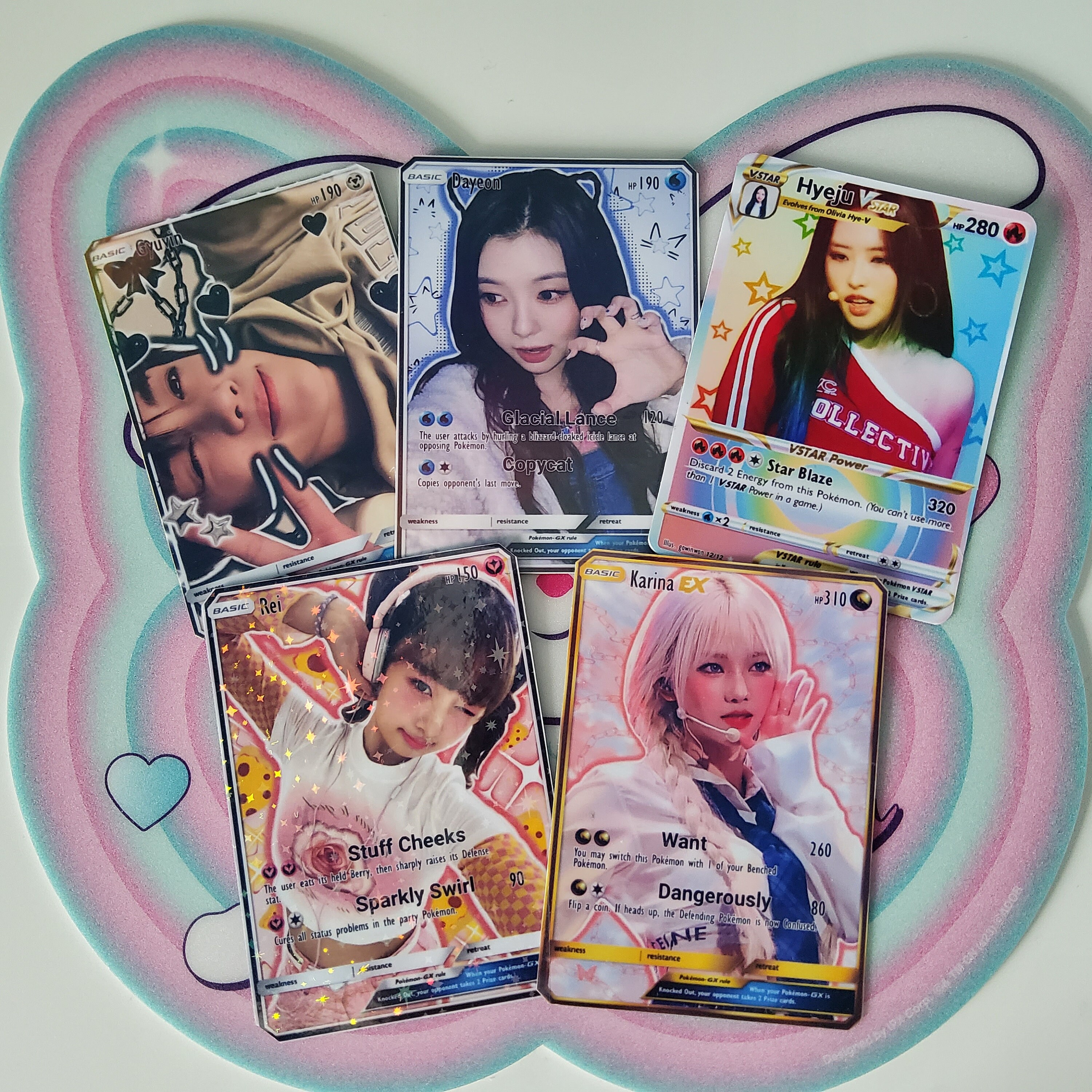 DIGITAL Kpop Pokemon Cards Kep1er Aespa Loona Ive Zerobaseone - Etsy