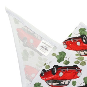 Vintage Red Porsche Bandana image 4