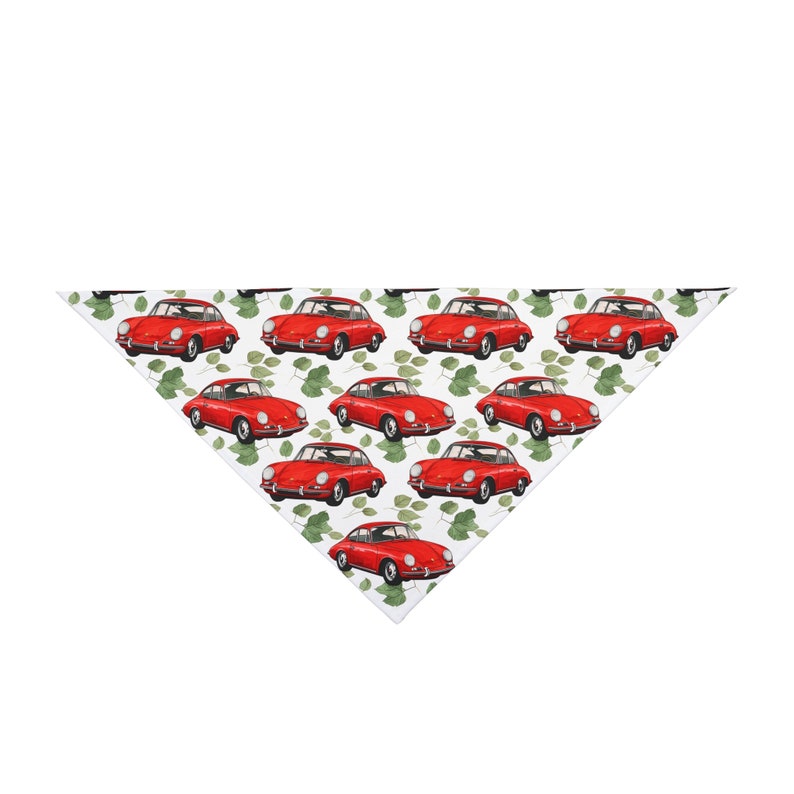 Vintage Red Porsche Bandana image 2