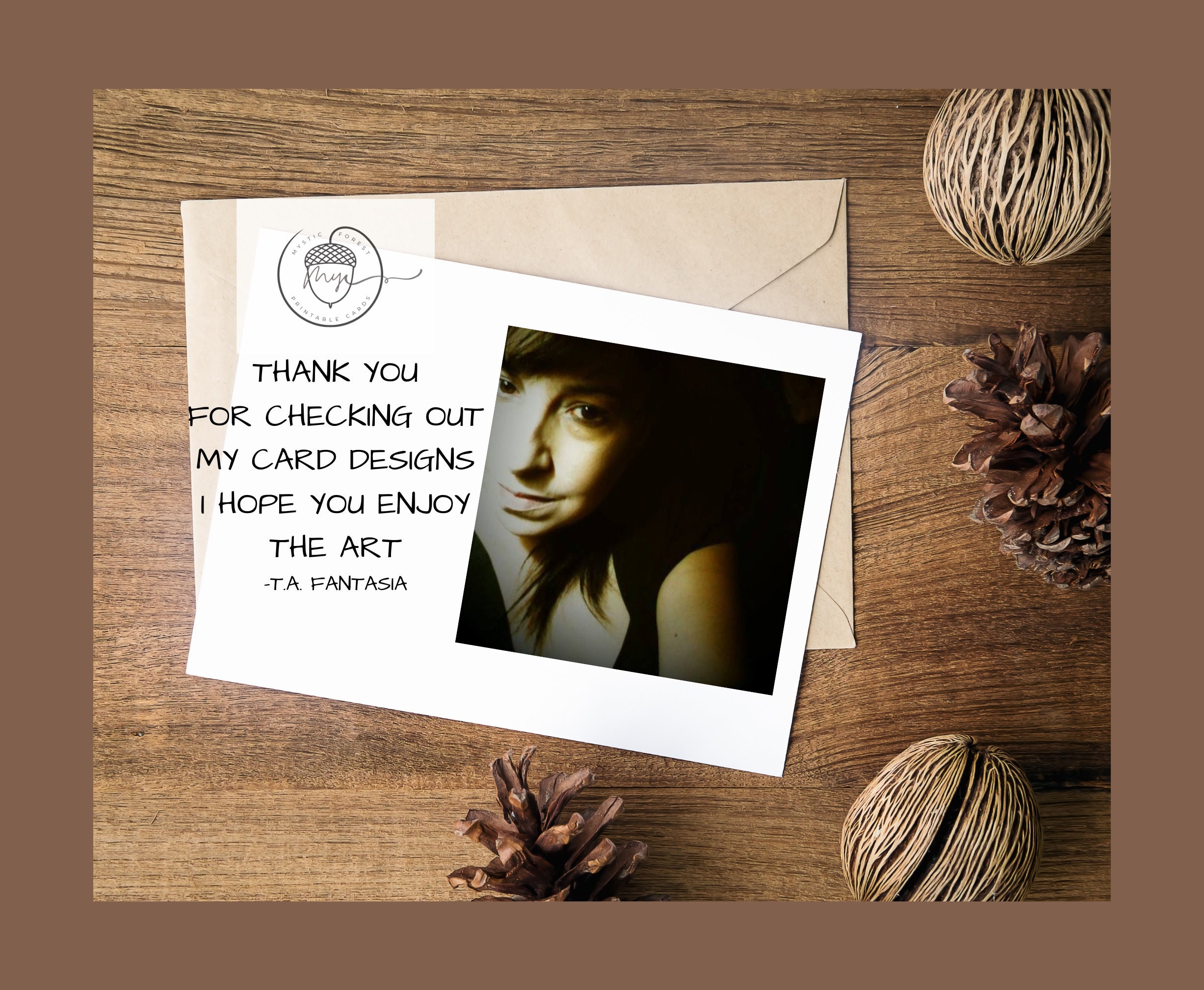Seasons Greetings Printable Card Instant Download PDF Blank Card and ...