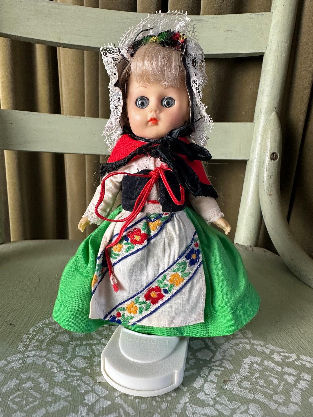 Vintage Dolls of All Nations With Display Stand Scandinavia Etsy