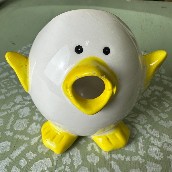 Vintage Tumbleweed Pottery Ceramic Chick Egg Yolk Separator