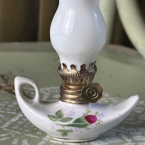 Lampe à huile miniature vintage Alladins, années 60