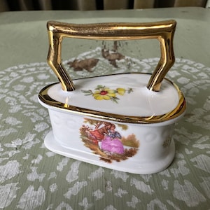 Vintage Limoges Miniature Iron Made In France