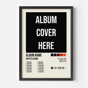 Impresión musical personalizada, impresiones inspiradas en la música