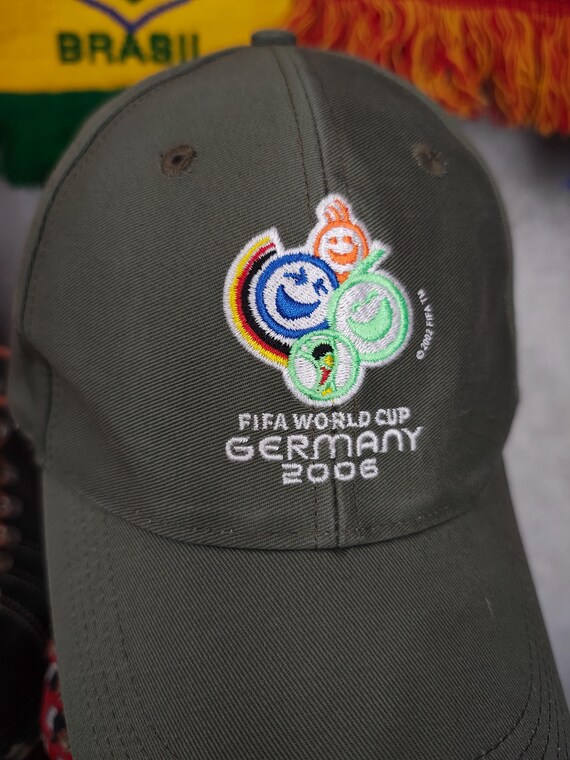 Vintage 2006 FIFA World Cup Germany Official Licensed Cap - Khaki