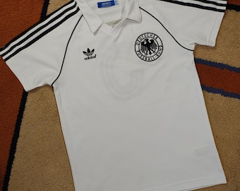 RARE 1981 Reproduction Adidas Originals Trefoil #5 Backenbauer Men's Size S Soccer Football Jersey Adidas 011' Originals VTG Retro Style