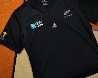 希少 コレクターズアイテム ヴィンテージ ラグビー ニュージーランド代表 all-blacks-half-zip-top-