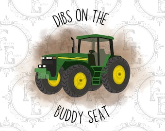 Dibs on the Buddy Seat PNG