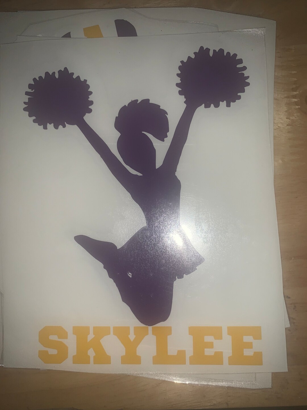 Customizable Cheerleading Window Decal - Etsy