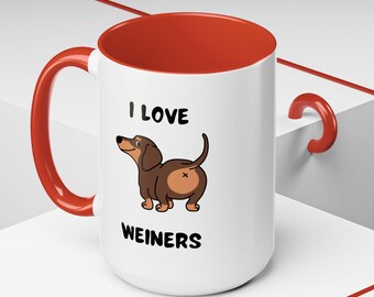 Funny Weiner Dog Meme Coffee Mug - Dachshund Dog Mom Gift - Etsy