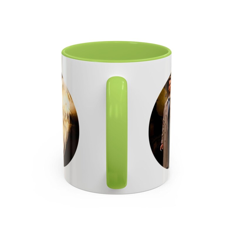 Supernatural Castiel Angel Coffee Mug: Vibrant Fan Art Drinkware image 9