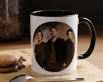 Supernatural Coffee Mug - Dean & Sam Winchester Drinkware, Castiel Kitchen Decor, Coffee Lovers Gift