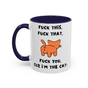 Cat Coffee Mug, Breakfast Coffee Mug, Print On Demand Mugs, Funny Cat Mug, Meme Mug, Cute Cat Mug, Funny Cat Mug, Cool Coffee Mugs