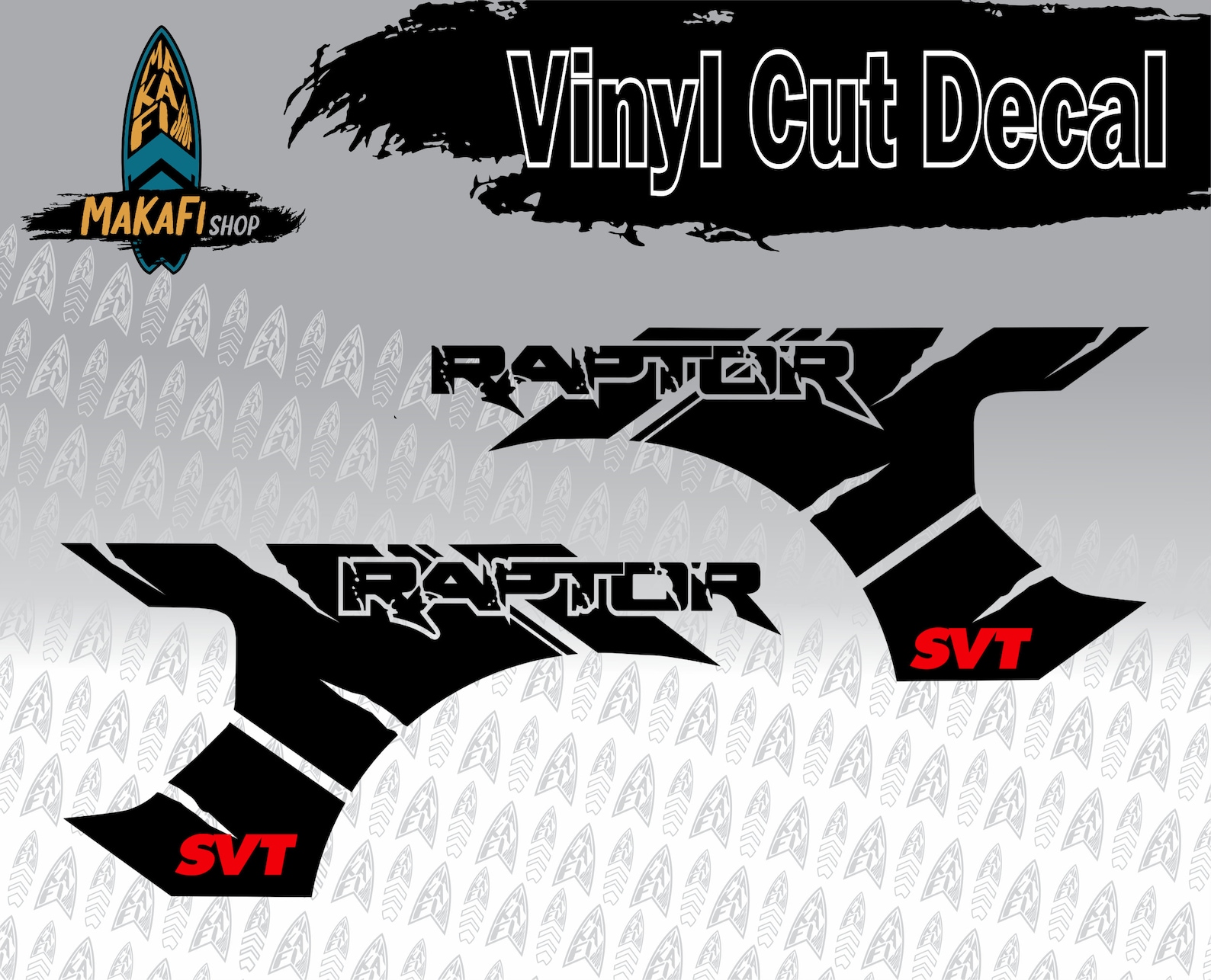 2010 - 2014 Raptor SVT Decals Truck Decals Black Matte - Etsy