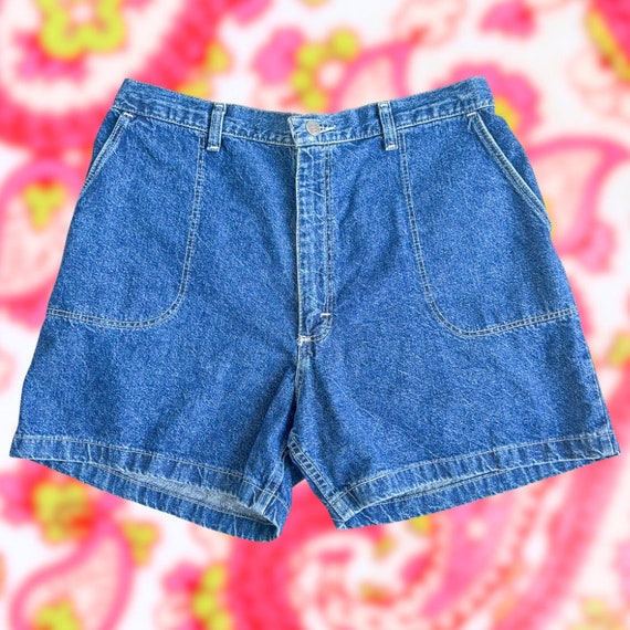 1990s Wrangler Denim Shorts - Vintage Western Wra… - image 1