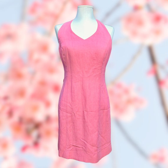 90s Barbie Core Dress - Vintage Barbie Pink Dress… - image 1