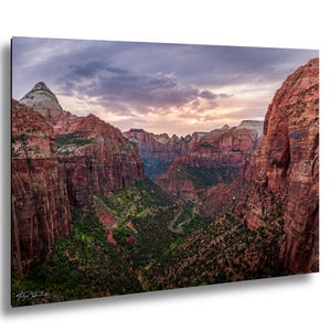 Zion National Park Print: Canyon Overlook, Utah Landscape Photography