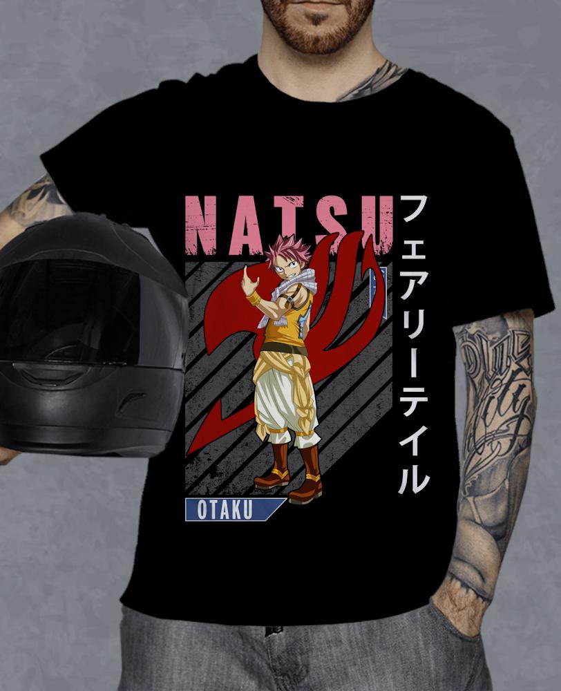 Fairy Tail Natsu Dragneel Shirt, Gray Fullbuster, Gajeel Redfox