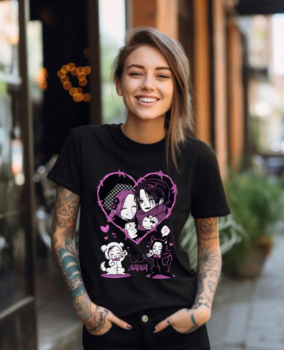 Nana Shirt, Anime Black Stones T Shirt, Nana Osaki, Nana Anime