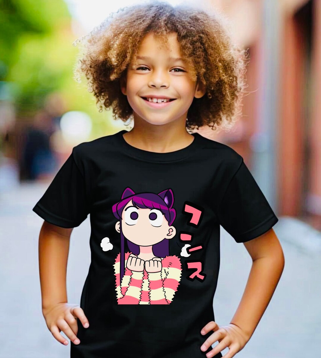 Mystic Eye Kids Graphic T-Shirt | Neon Anime Printed Half Sleeve Tee Front Design