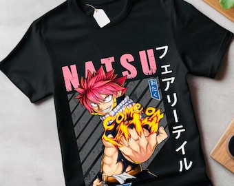 Fairy Tail Natsu Dragneel Shirt, Gray Fullbuster, Gajeel Redfox