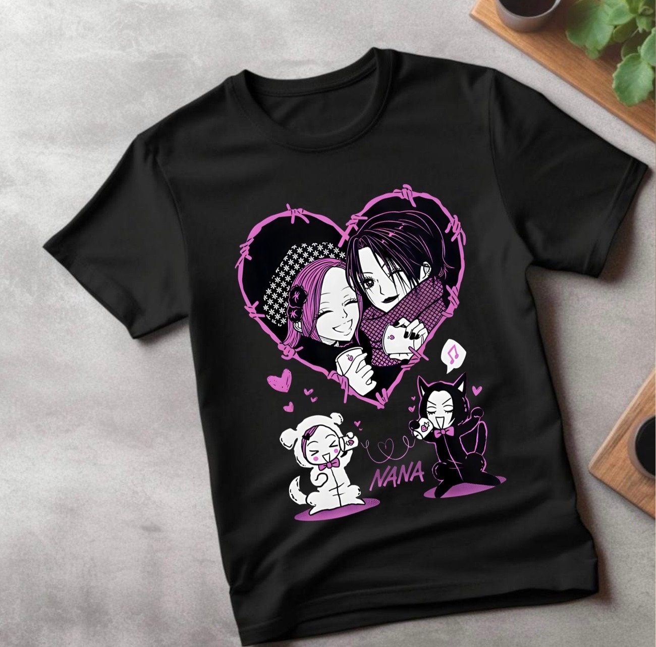 Nana Shirt, Anime Black Stones T Shirt, Nana Osaki, Nana Anime