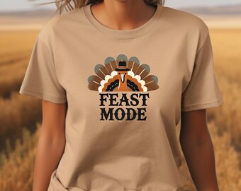 Feast Mode PNG, Thanksgiving, Family Thanksgiving, Cricut, Sublimation Png File Turkey png