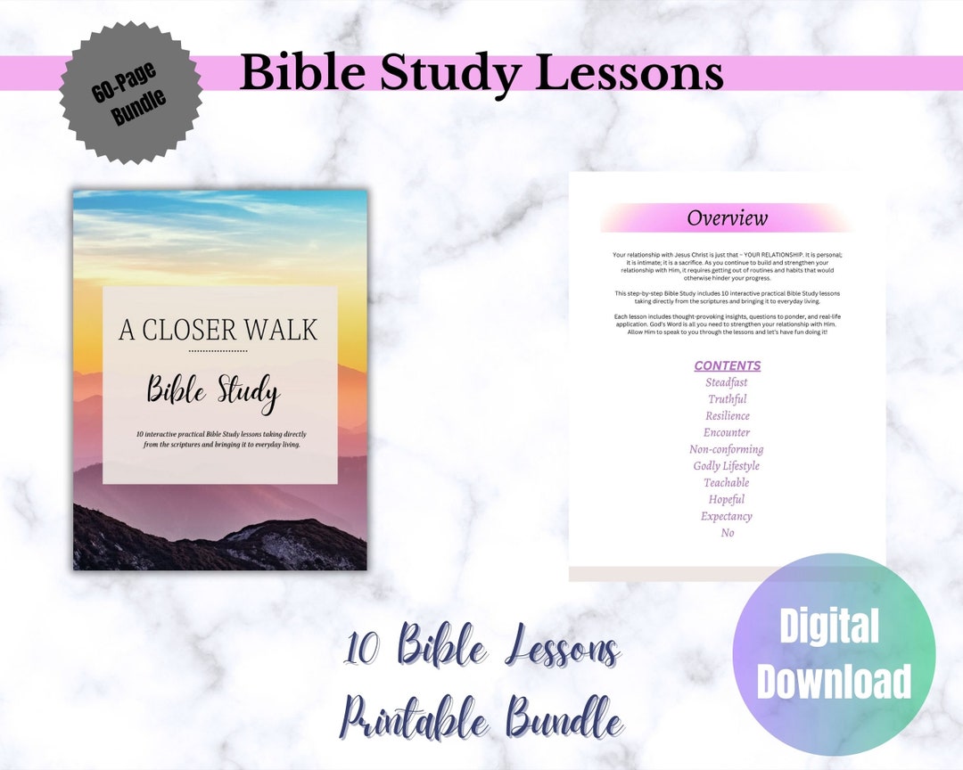 Printable Bible Study Lessons personal Bible Study Tool bible Etsy printable-bible-study-lessons-personal-bible-study-tool-bible-etsy