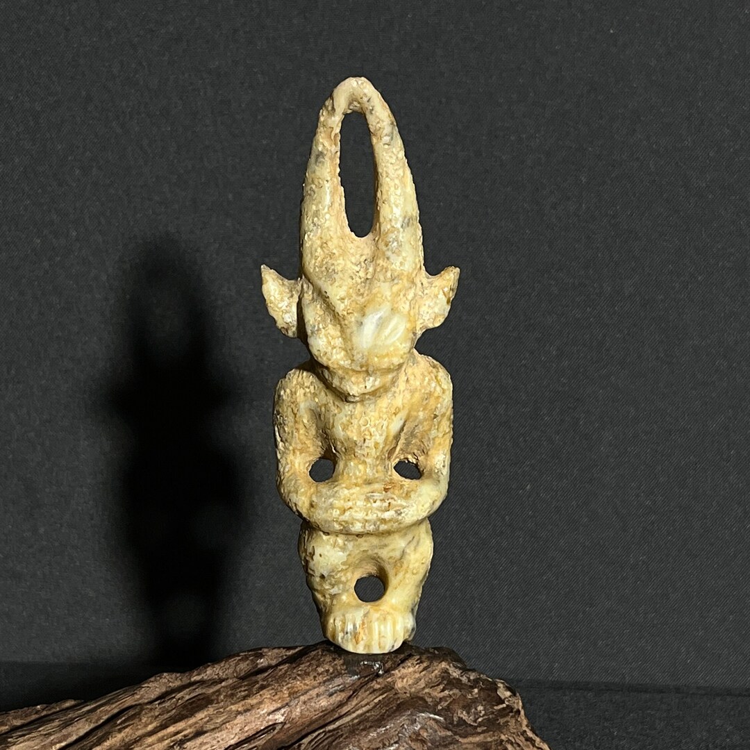 Antique Chinese Jade Sun God Figurine for Hand Stroking Hemo Etsy