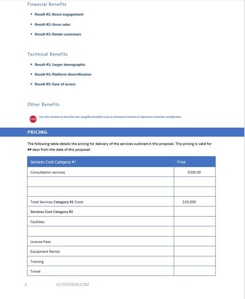 Project Proposal Template | Project Management | Budget Plan | Proposal ...
