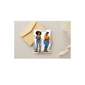 ¡Esa tarjeta de felicitación de One Friend dice gracias a tu amigo que siempre está dispuesto a vivir aventuras e incluso a tener un pequeño problema!