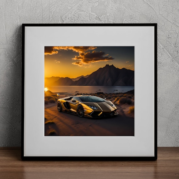 ランボルギーニ アヴェンタドール ゴールドカープリント リアルな高級