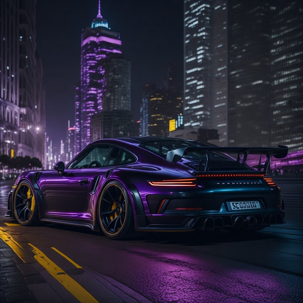 Porsche 911 GT3 RS Poster Porsche 911 Porsche Wall Art Porsche Print Porsche 911 Poster Porsche