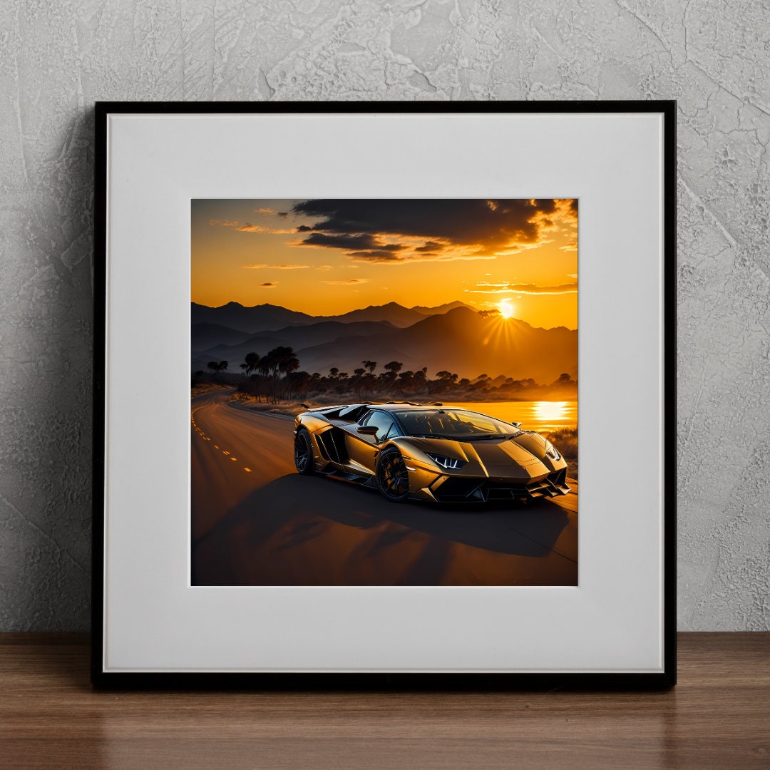 ランボルギーニ アヴェンタドール ゴールドカープリント リアルな高級