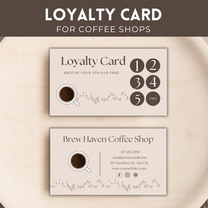 Modelo de cartão de fidelidade de café, cartão de recompensas para café, cartão perfurado do cliente, cartão de recompensas, cartão perfurado de café, cartão de carimbo, cartão de grãos de café