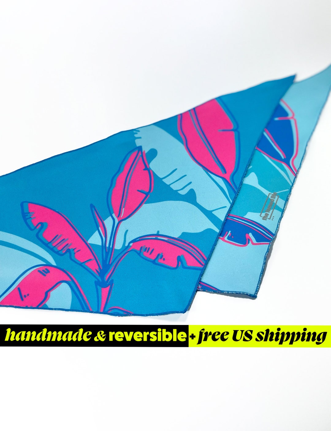 Tropical Summer Dog Bandana Pattern Dog Stuff Bandanas for Etsy
