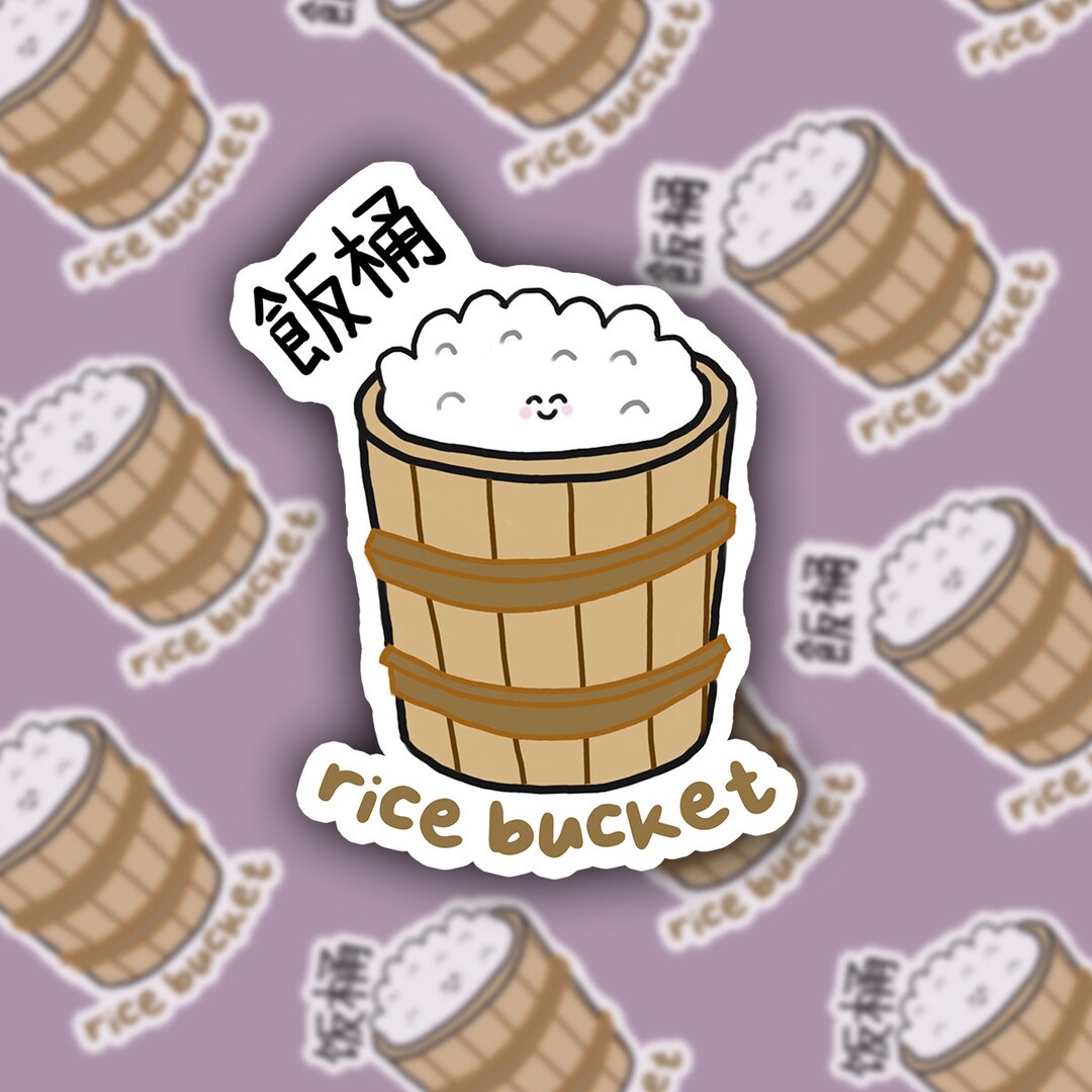 Rice Bucket | 飯桶 | Asian American | AAPI | Chinese | Cute | Funny ...