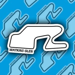 Race Track | Watkins Glen International | New York | Sticker | Decal