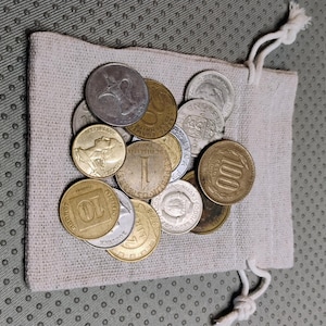 Assorted Real World Coins, 12 ct, foreign coin, multiple denominations, L#WC002