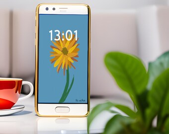 Sunflower Phone Lock Screen