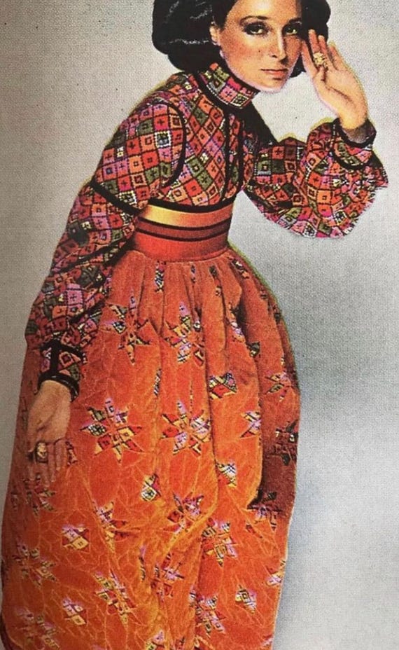 1960s Iconic Backless Geoffrey Beene