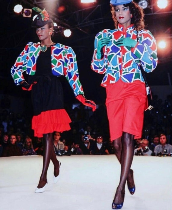 1983/4 Important Ruffled Yves Saint Laurent Set