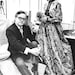 Spring 1969 Geoffrey Beene Well Documented Green Print Hostess Dress