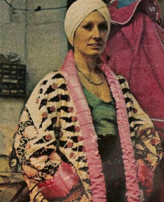 1973 Zandra Rhodes Shell Print Jacket - image 6