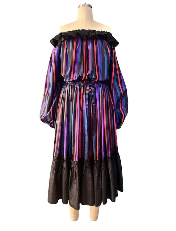 1970s Lanvin Silk Dress - image 2