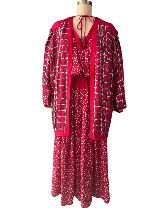 1980s Diane Freis Silk Ensemble - image 1
