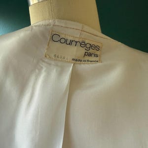 1960s Courrèges Couture Coat image 5